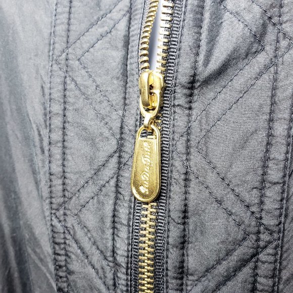 Vtg 80’s Fuda International Sz 1X Black Bomber Jacket- 100% Silk(790) - Picture 4 of 7